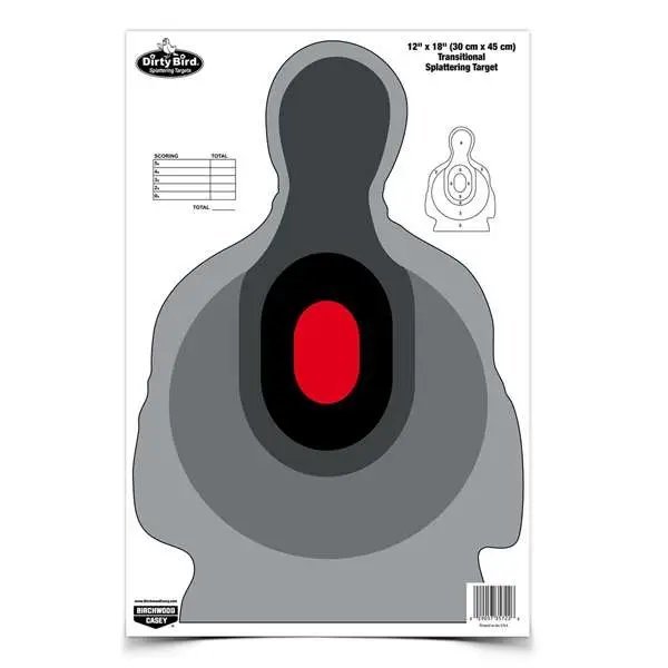 Birchwood Casey Dirty Bird 12x18 Inch Silhouette Target 100 Pack