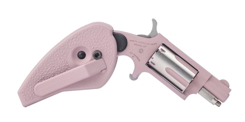 NAA FOLDING HOLSTER GRIP 22MAG 1 1/8 ROSE