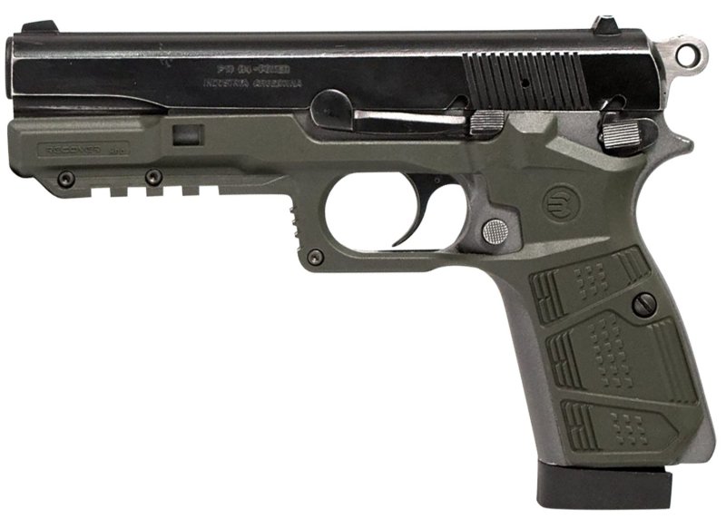 Recover Tactical HPC03 OD Green Grip & Rail System for Browning Hi-Power