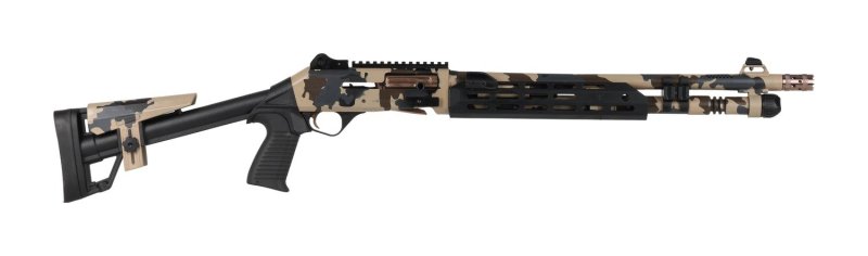 Panzer PAM4CSSFCTMFSS 12 Gauge 18.5 In 5+1 FDE Scorpion Camo
