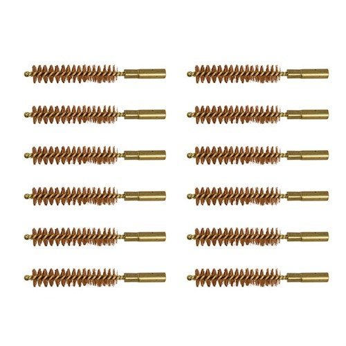 Brownells Special Line Dewey Brush Bronze .45 Caliber Rifle 12 Pack
