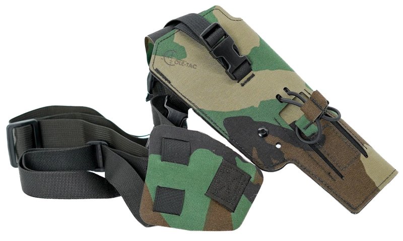 Cole-Tac VW216 Varmint Wrangler Pistol Holder M81 Woodland Left Hand