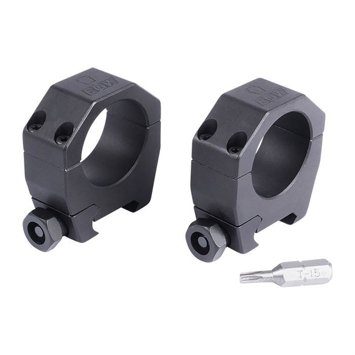 EGW Keystone 30mm Scope Rings 0.990" Medium Black