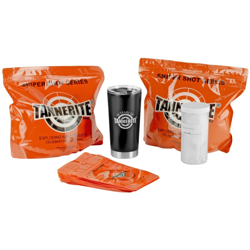 Tannerite GIFTPACK 10lb Mix 20 Targets Thermal Tumbler Kit GPACK10 10 LB