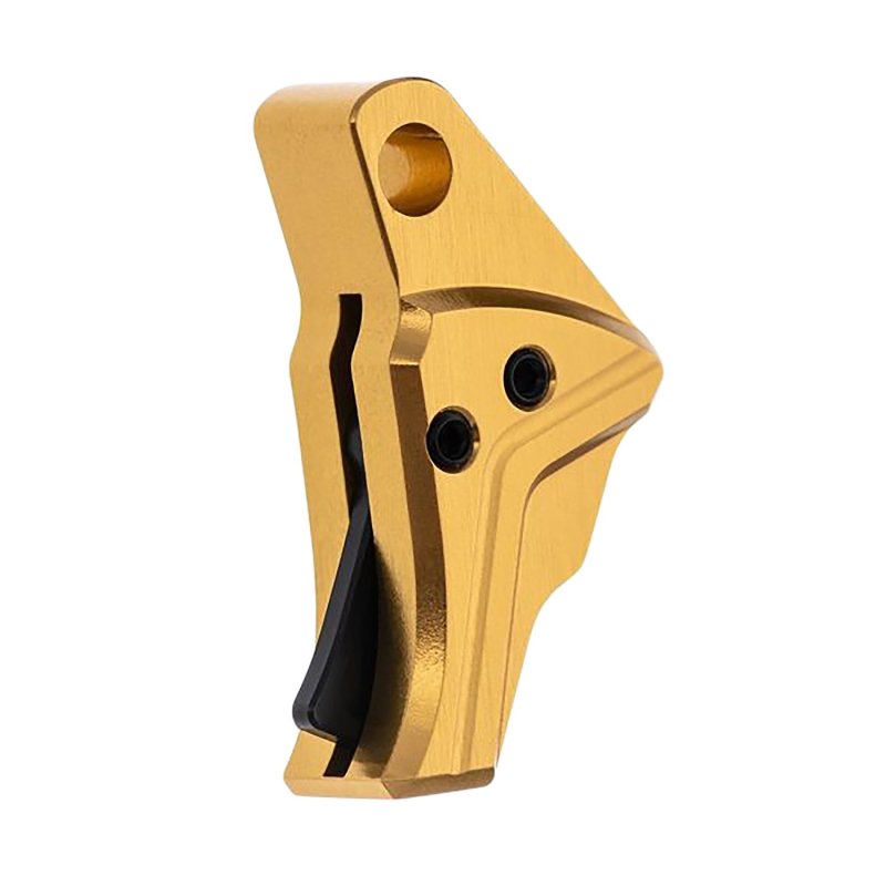 Tyrant CNC TDG43TRIGGOLDBLACK I.T.T.S Trigger Gold for Glock 43/43x/48
