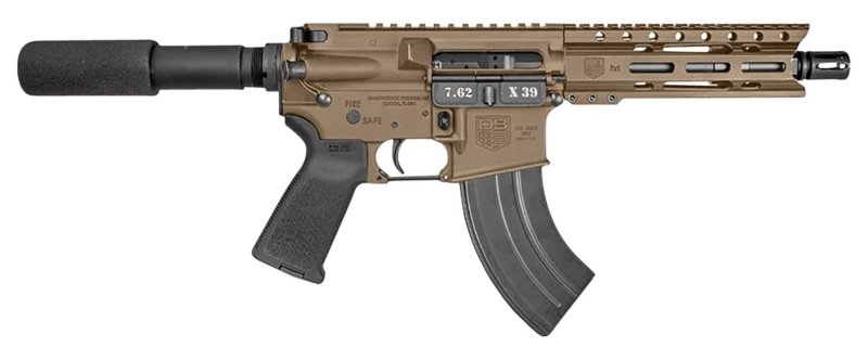Diamondback DB15 DB1912O061 7.62x39mm 7 In 28 Rounds FDE