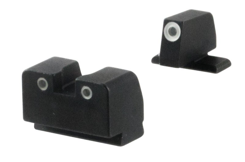 AmeriGlo SG181 Sig Sauer Tall Suppressor Sight Set Green Tritium Steel