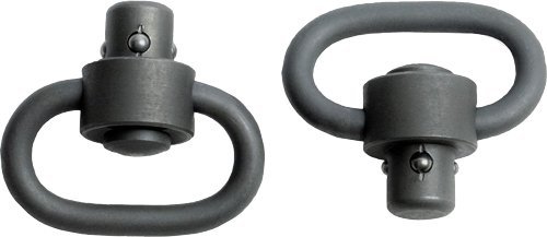 Grovtec GTSW105 Heavy Duty Push Button Swivels 1" Black Nitrided
