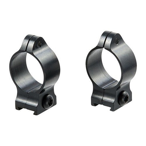 Talley 100004 1" Medium Satin Blue Fixed Scope Rings