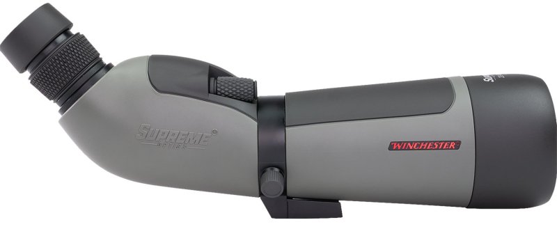 Winchester WQSSISUOW13WQSSSPRM12 Spotting Scope 20-60x65mm Angled Black
