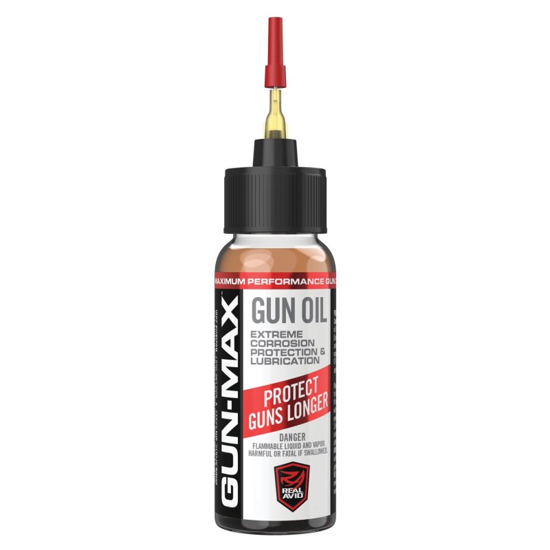 Real Avid Gun-Max 1 oz Gun Oil Lubricant Corrosion Protect