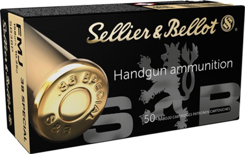 38 Special 158 Grain 50 Rds Sellior & Bellot Ammo