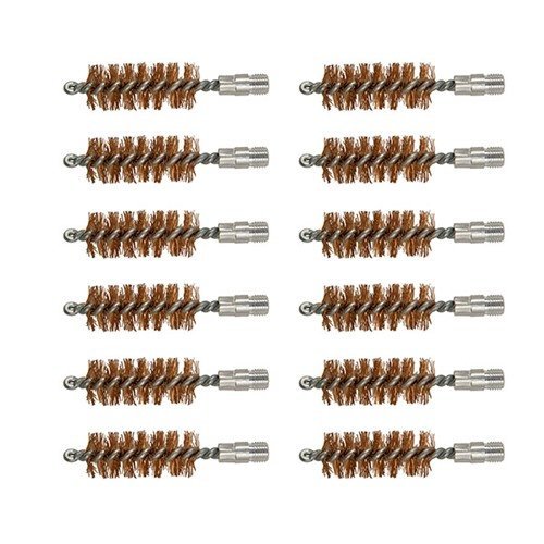 Brownells Double-Tuff Bronze Shotgun Brush 28 Gauge 12 Pack
