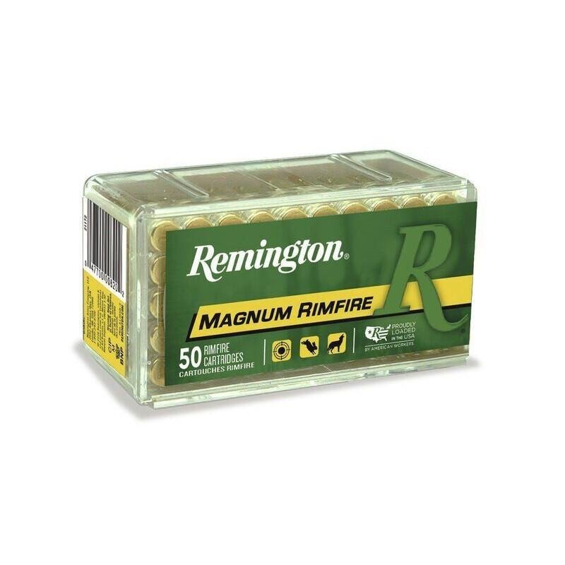 Remington 22 WMR 40 Grain Pointed Soft Point 50 Rounds 21172