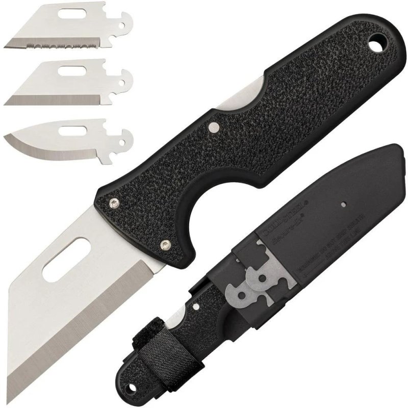Cold Steel CS40A Utility Knife 2.5 in 420J2 Steel Black ABS Handle