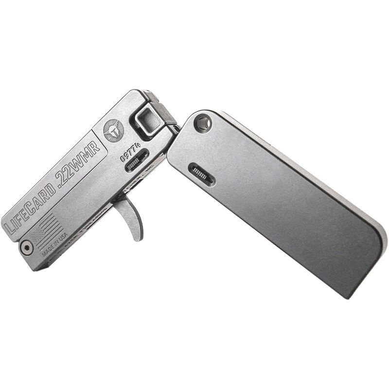 Trailblazer Lifecard .22wmr Single Shot Pistol W/22lr Barrel Black Finish