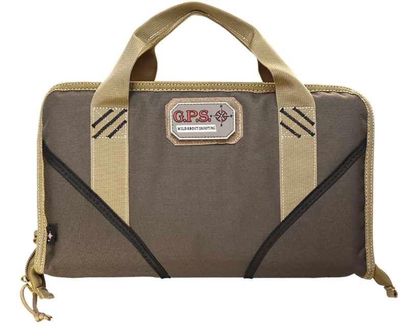 GPS 1485PCMF Memory Foam Pistol Case Large Lockable Zippers
