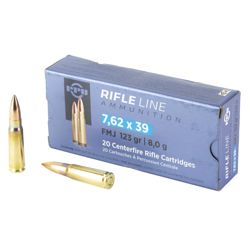 Prvi Partizan PPU PP739F 7.62x39mm 123 Grain FMJ 20 Rounds