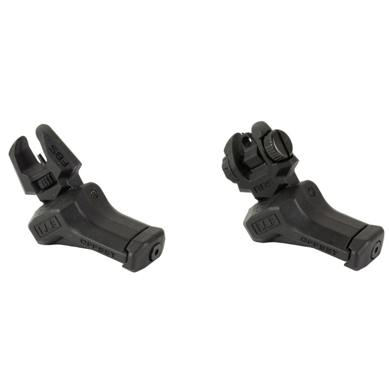 FAB Defense FX-FRBSOSB Offset Flip-Up Sights Set Black AR-15