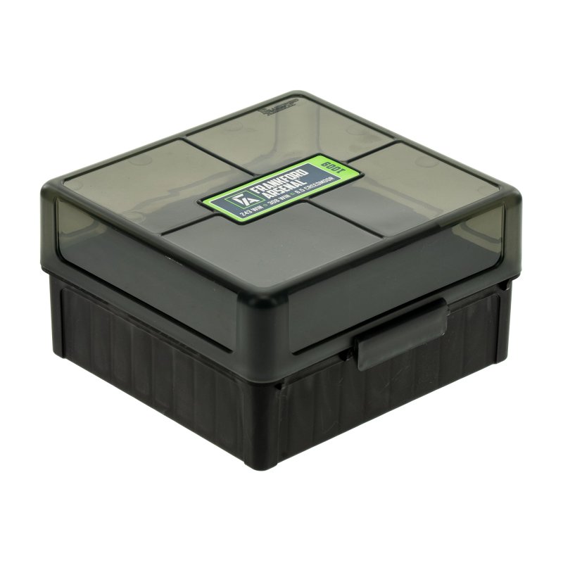 Frankford Arsenal Hinge-Top Ammo Box 1009 100 Round 243 Winchester