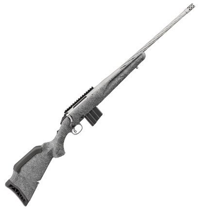 Ruger 6mm ARC Gen II Gray Splatter Stock 20" Spiral Fluted Barrel Cerakote