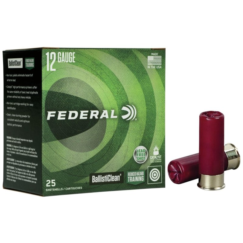 Federal BallistiClean Frangible 12 Gauge 2-3/4" 00 Buckshot 25 Rounds