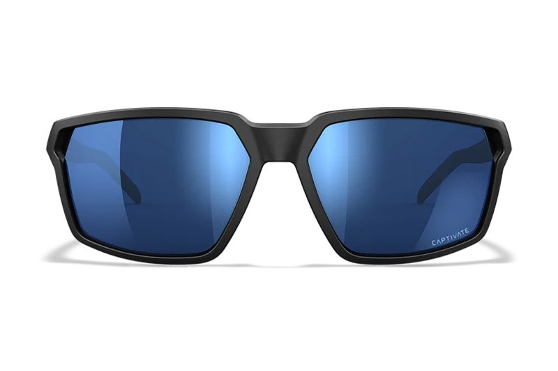 Wiley X Sierra AC6SRA09 M/L Matte Black Frame Blue Mirror Lens