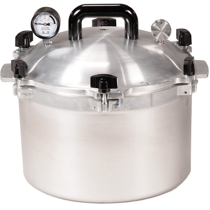All American 915 Pressure Cooker 15.5 Qt Metal-to-Metal Seal 5-15 PSI