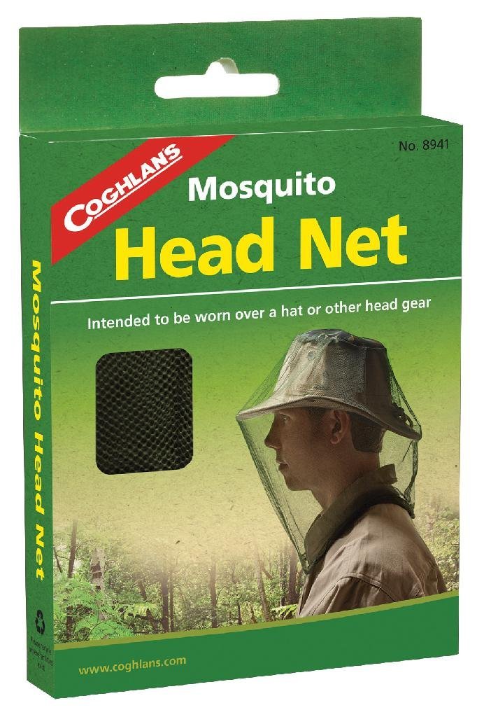 Coghlan's 2508 Mosquito Head Net Fine Mesh Elastic Neck Camping