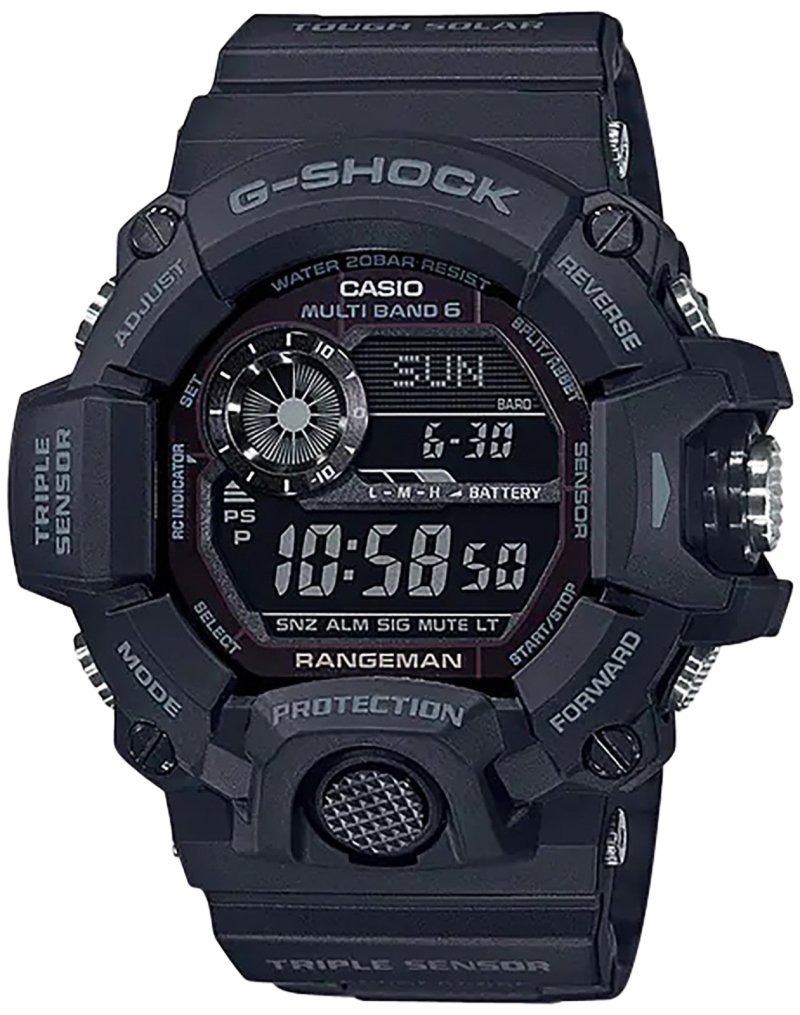 GSHOCK GW94001B Tactical Rangeman Blackout Digital Compass Watch