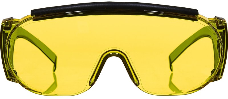 Allen 2170 Fit-Over Glasses Yellow Lens Gray Frame ANSI Z87