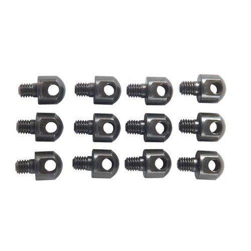 Uncle Mike's Dome Swivel Stud 10-32 x 1/4 Inch, 12 Pack