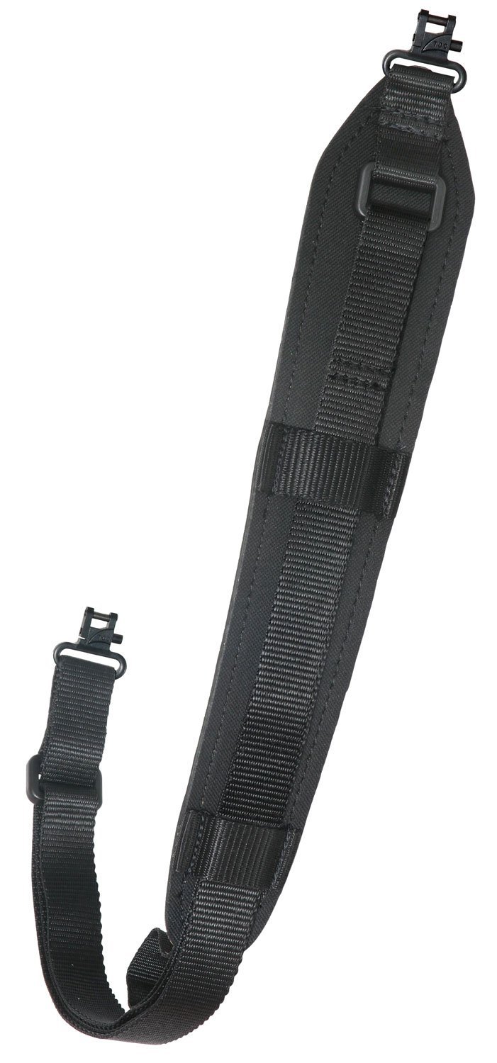 Outdoor Connection AD20913 Padded Sling 1 Inch Black Nylon Talon QD Swivels