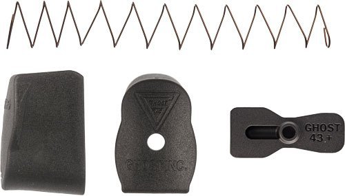 Ghost Inc GHOG43PLUS2 Glock 43 Mag Extension Black Plus 2