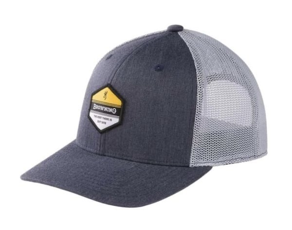 Browning Cap 720 Mesh Snapback Hex Patch Navy/whit 308790951