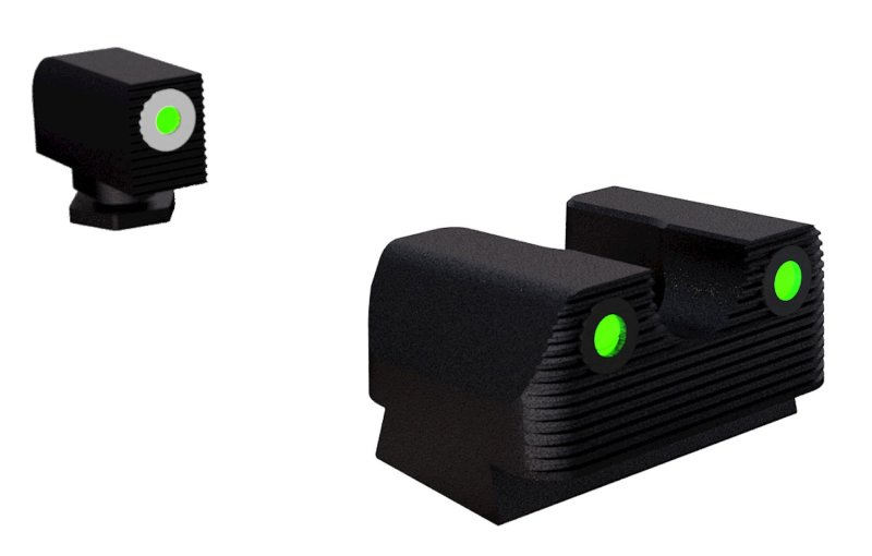 Rival Arms RA2B231G Night Sights G42/G43/G48 Green Tritium White Outline