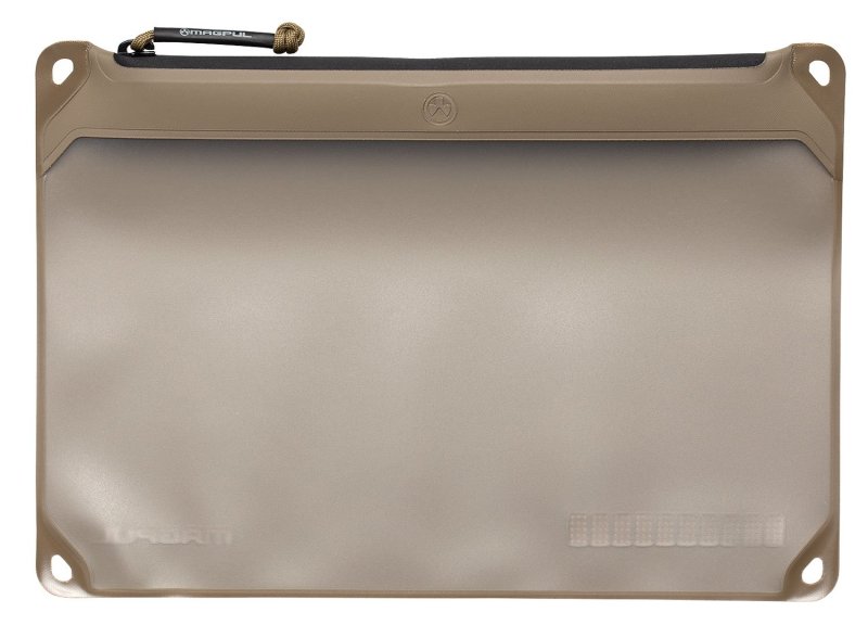 Magpul DAKA Window Pouch Large 9x13In Polymer Fabric FDE