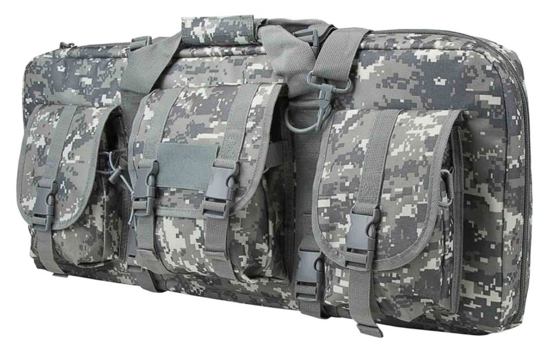 NcStar CVCPD2962D28 VISM Deluxe SubGun Case 28" Digital Camo PVC Fabric