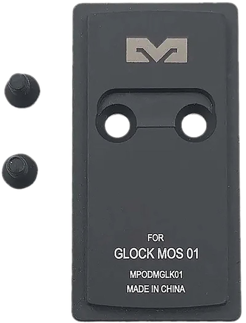 Meprolight 901141020 MPO PRO-F Matte Black Aluminum Glock MOS Mount Plate