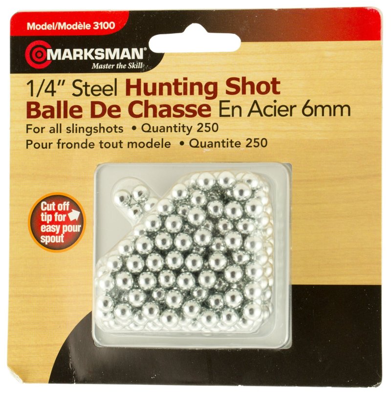Beeman 0.25" Slingshot 250/pack 3100
