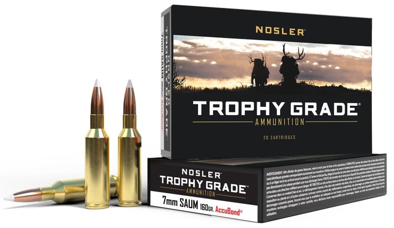 Nosler Trophy Grade 7mm SAUM 160gr AccuBond 20 Rounds 60045