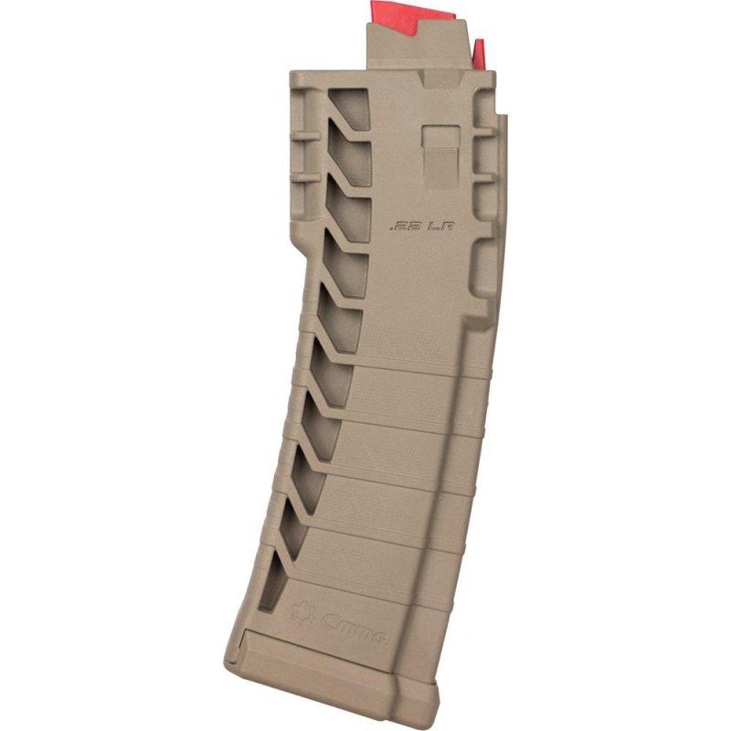 CMMG Mk4/AR15 Rifle Magazine FDE .22 LR 25/rd