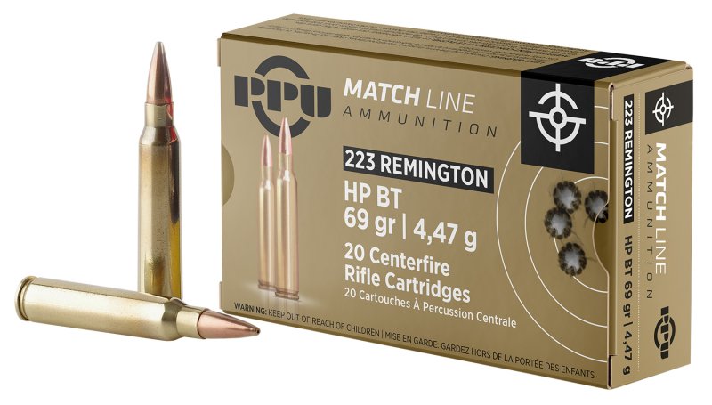Prvi Partizan PPM2231 .223 Rem 69gr HPBT Ammo 20 Rounds