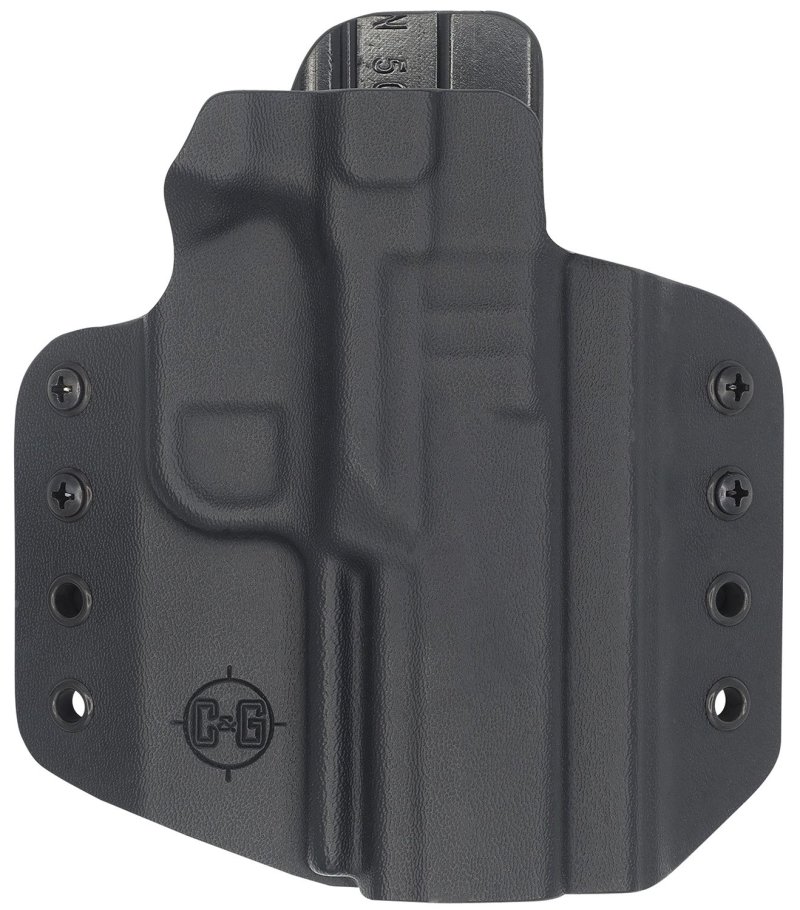 C&G Holsters 1696100 Covert OWB Black Kydex for FN 509 Right Hand