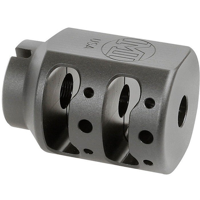 Midwest Industries Alpha Tank Brake 9mm 1/2x28 Black Nitride