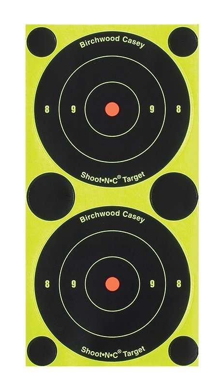 Birchwood Casey Shoot-N-C 34375 3" Bullseye Self-Adhesive 240 Targets