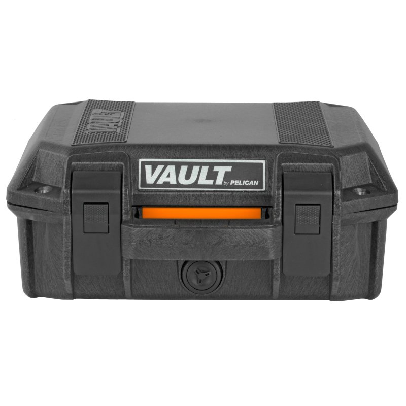 Pelican V100 Vault Small Pistol Case 11"x8"x4.5" High Impact Polymer Black
