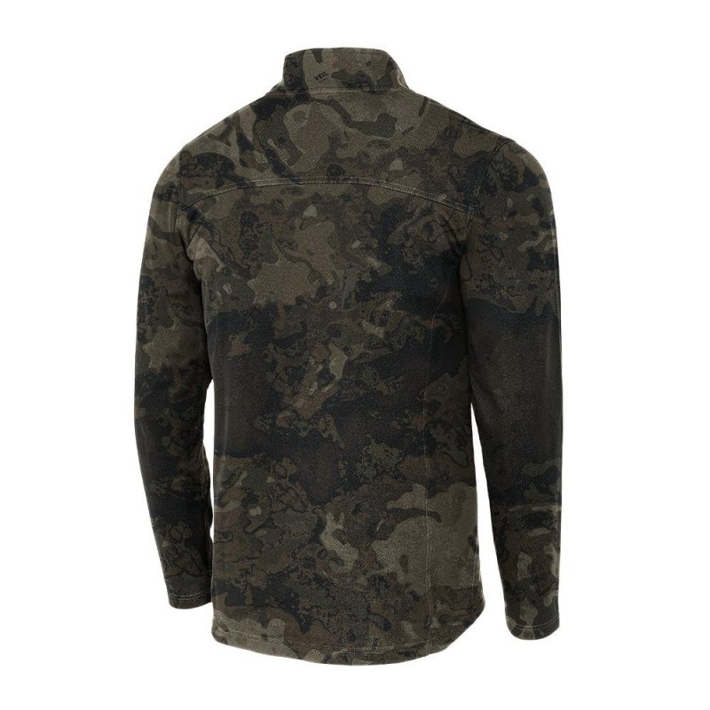Muddy DV8 Quest Midweight Quarter Zip Sweatshirt Veil Canyon Grey XL