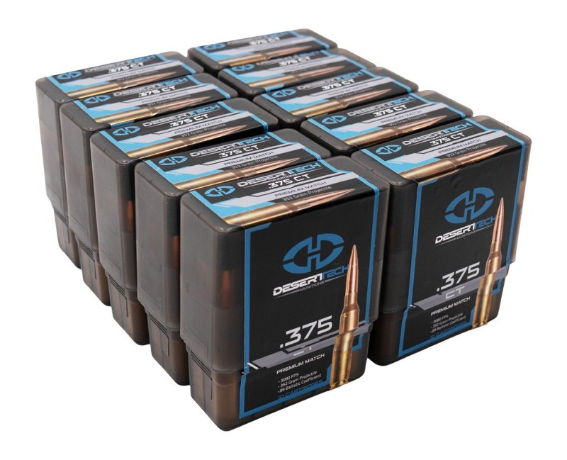 Desert Tech DTM375352BX 375CT 352GR Rifle Ammo
