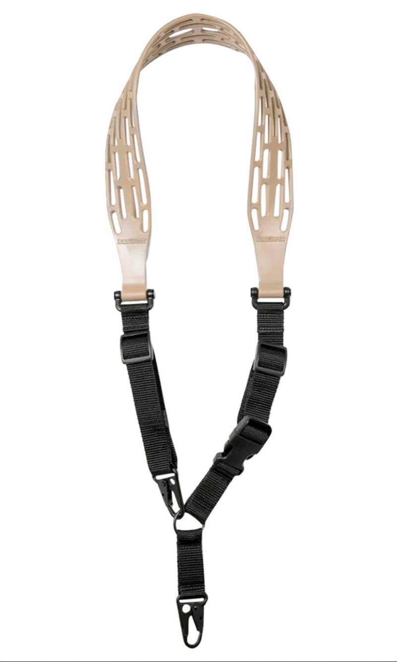 Limbsaver 12140 Tactical Sling Tan/Black Nylon 48 In Adjustable 1-2 Point